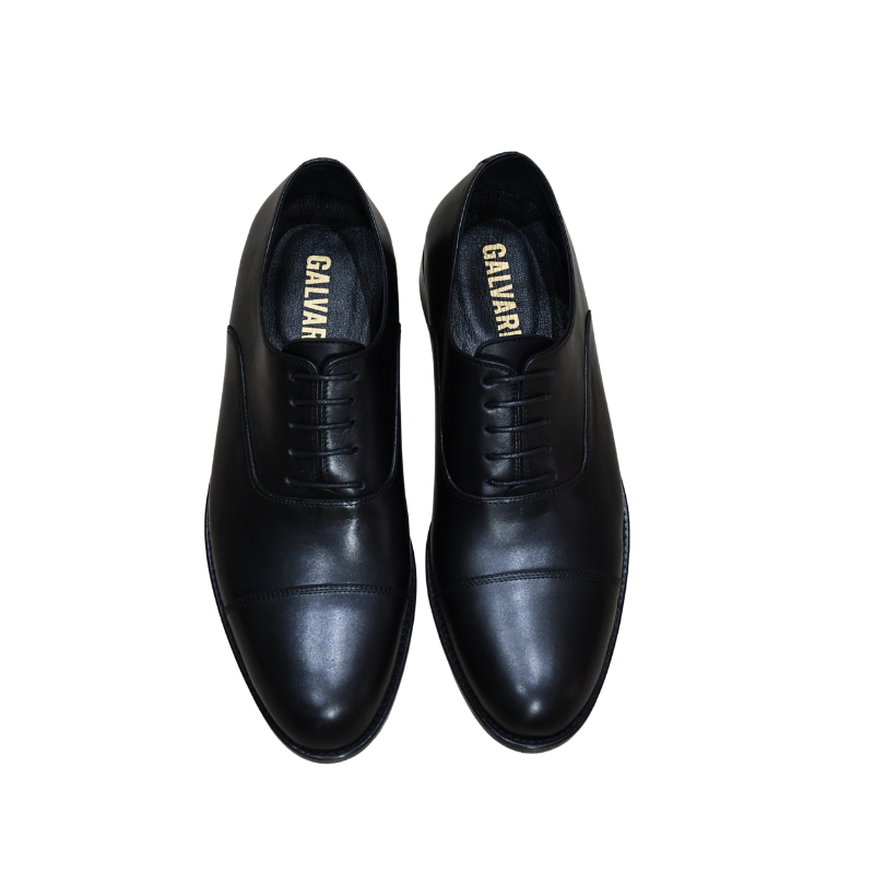 Galvare Classico – Chaussure classic Oxfords en Cuir (Noir & Marron)