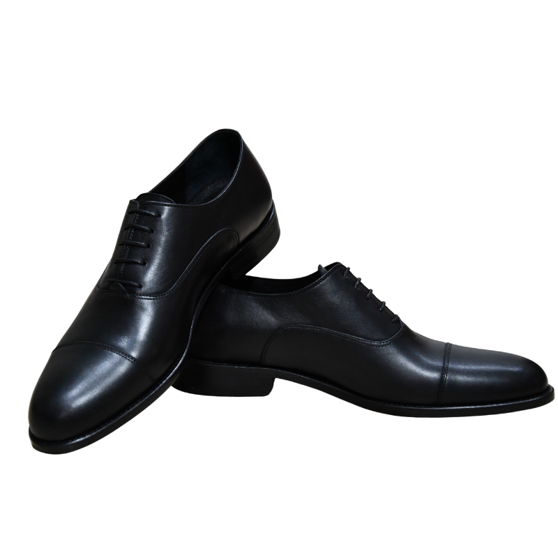 Galvare Classico – Chaussure classic Oxfords en Cuir (Noir & Marron)