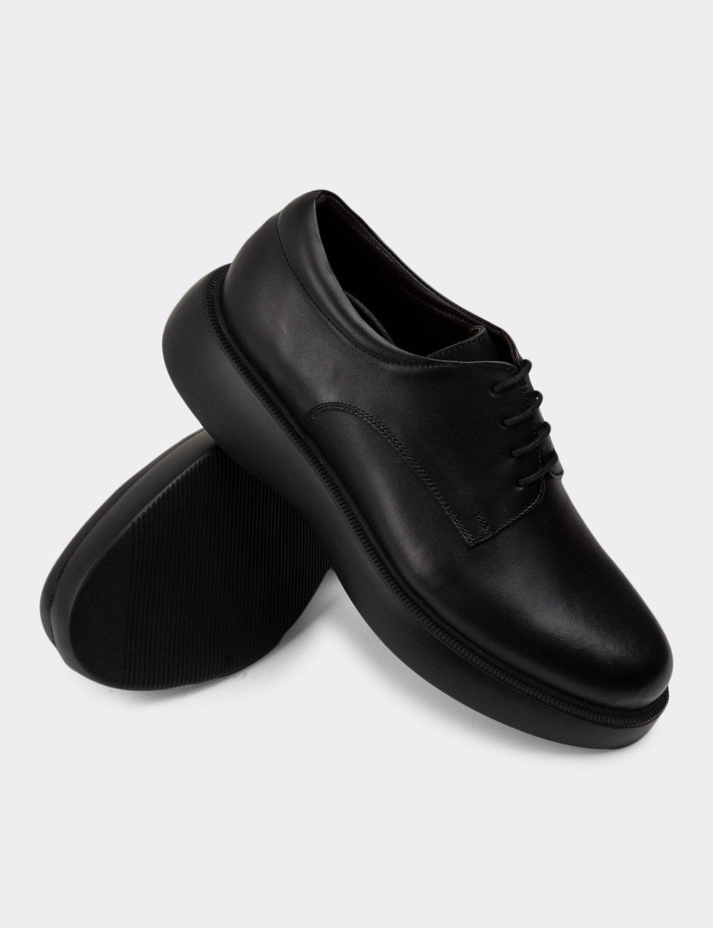 Galvare Urban – Chaussures Casual en Cuir Véritable (Noir et marron)