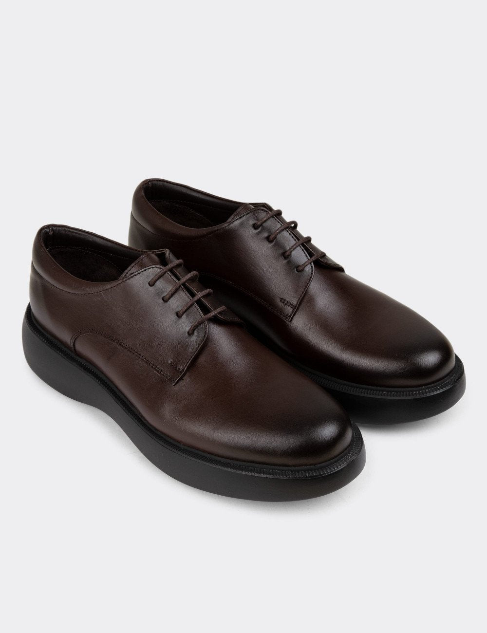 Galvare Urban – Chaussures Casual en Cuir Véritable (Noir et marron)