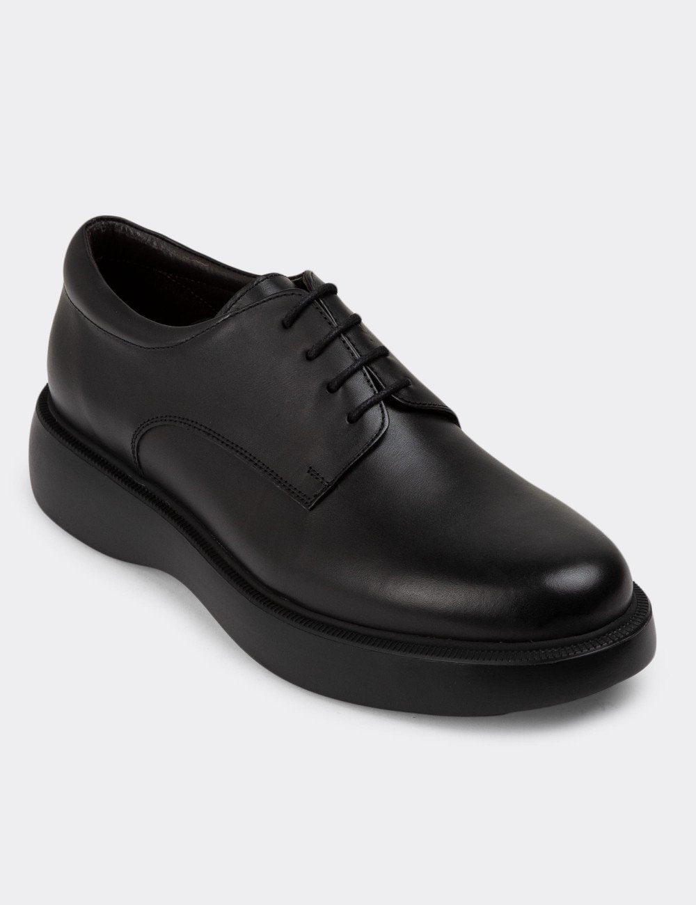 Galvare Urban – Chaussures Casual en Cuir Véritable (Noir et marron)