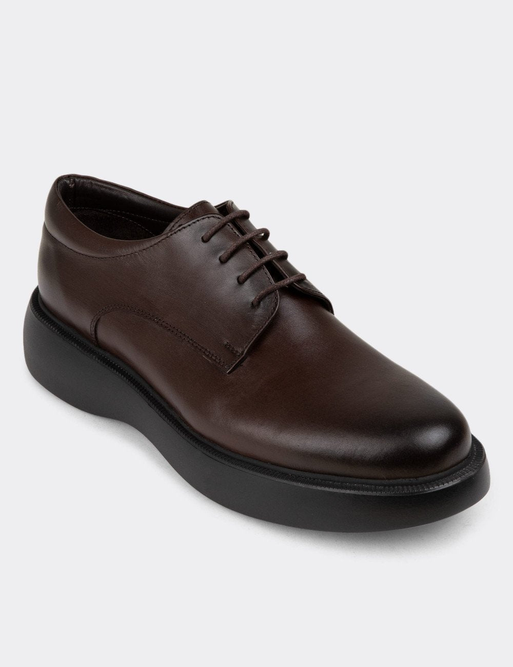 Galvare Urban – Chaussures Casual en Cuir Véritable (Noir et marron)