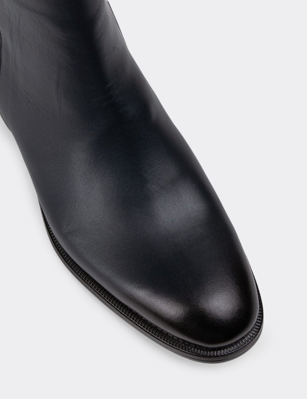 Galvare Bordeaux – Bottes en Cuir Véritable à Fermeture Éclai