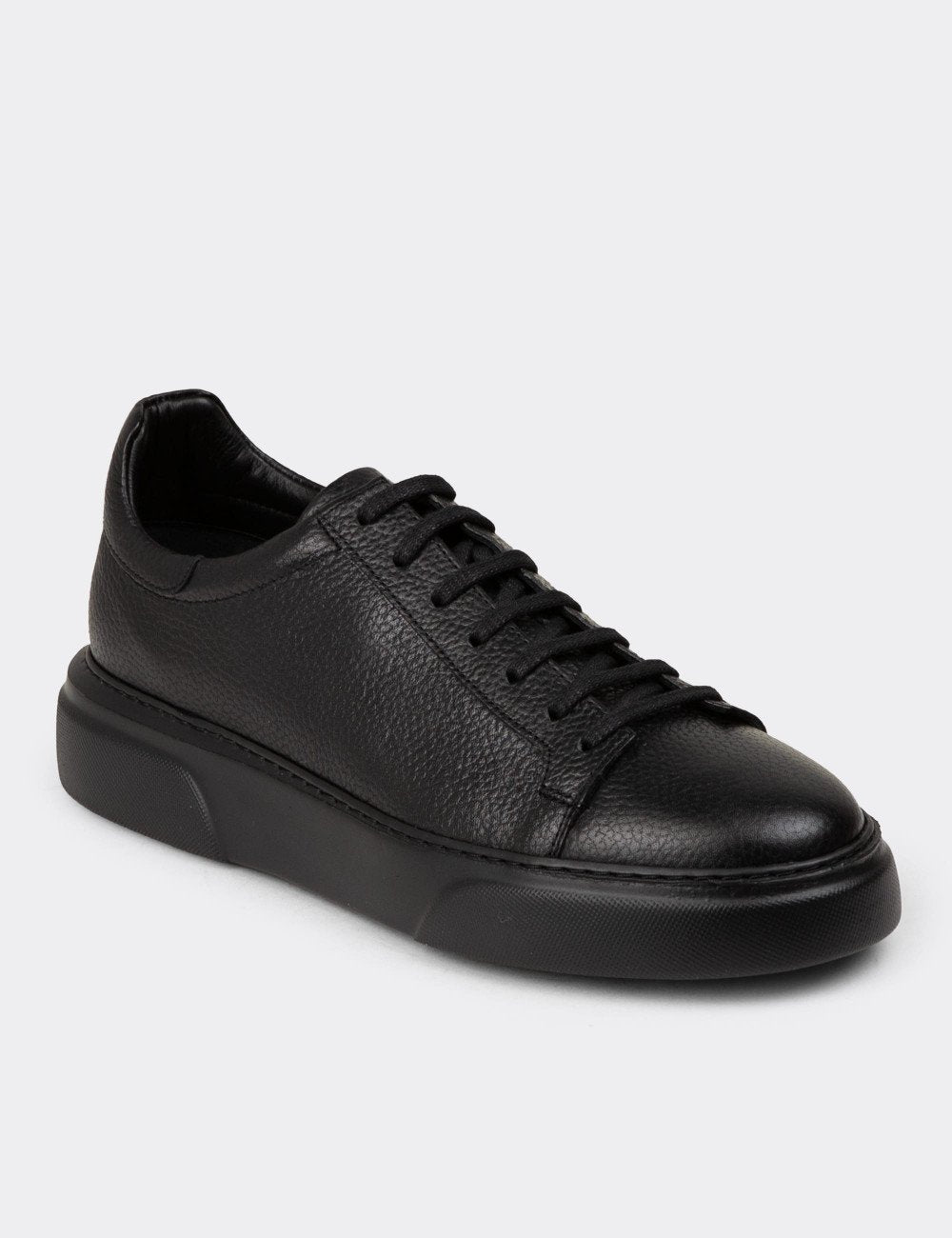 Galvare Sneakers – Baskets en Cuir Véritable Homme (Noir & Marron)