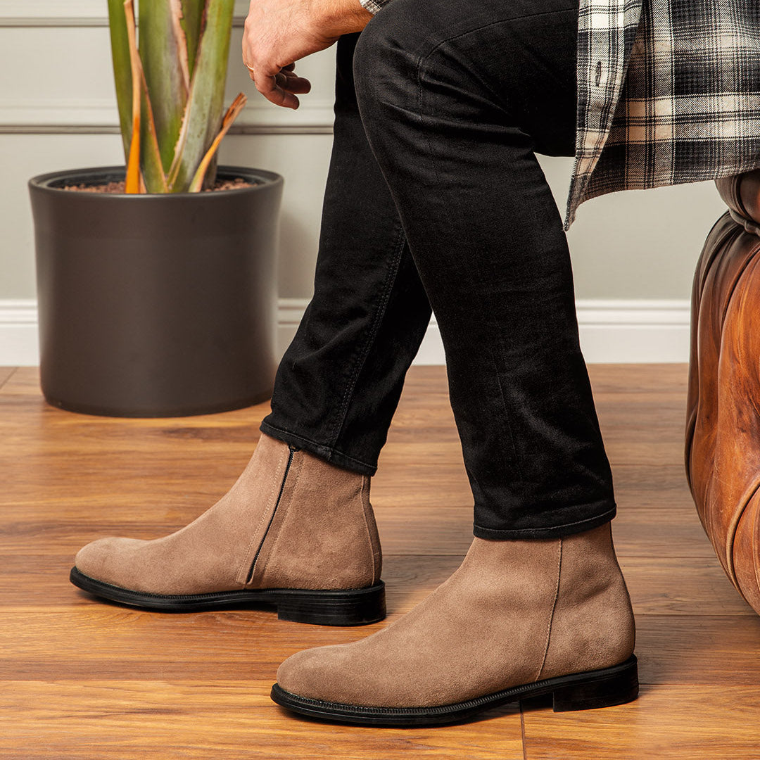 Galvare York – Boots Homme en Daim Naturel