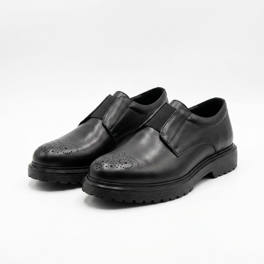Galvare Masca – Chaussures Classiques en Cuir Véritable (Semelle EVA)