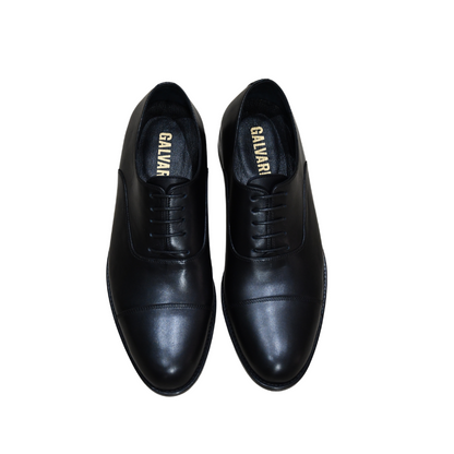 Galvare Classico – Chaussure classic Oxfords en Cuir (Noir & Marron)