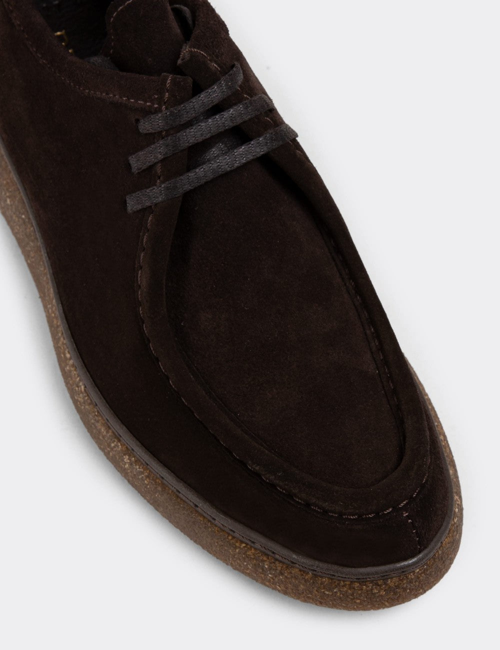 CASA SHOE – Mocassin Moderne en Daim –  Marron