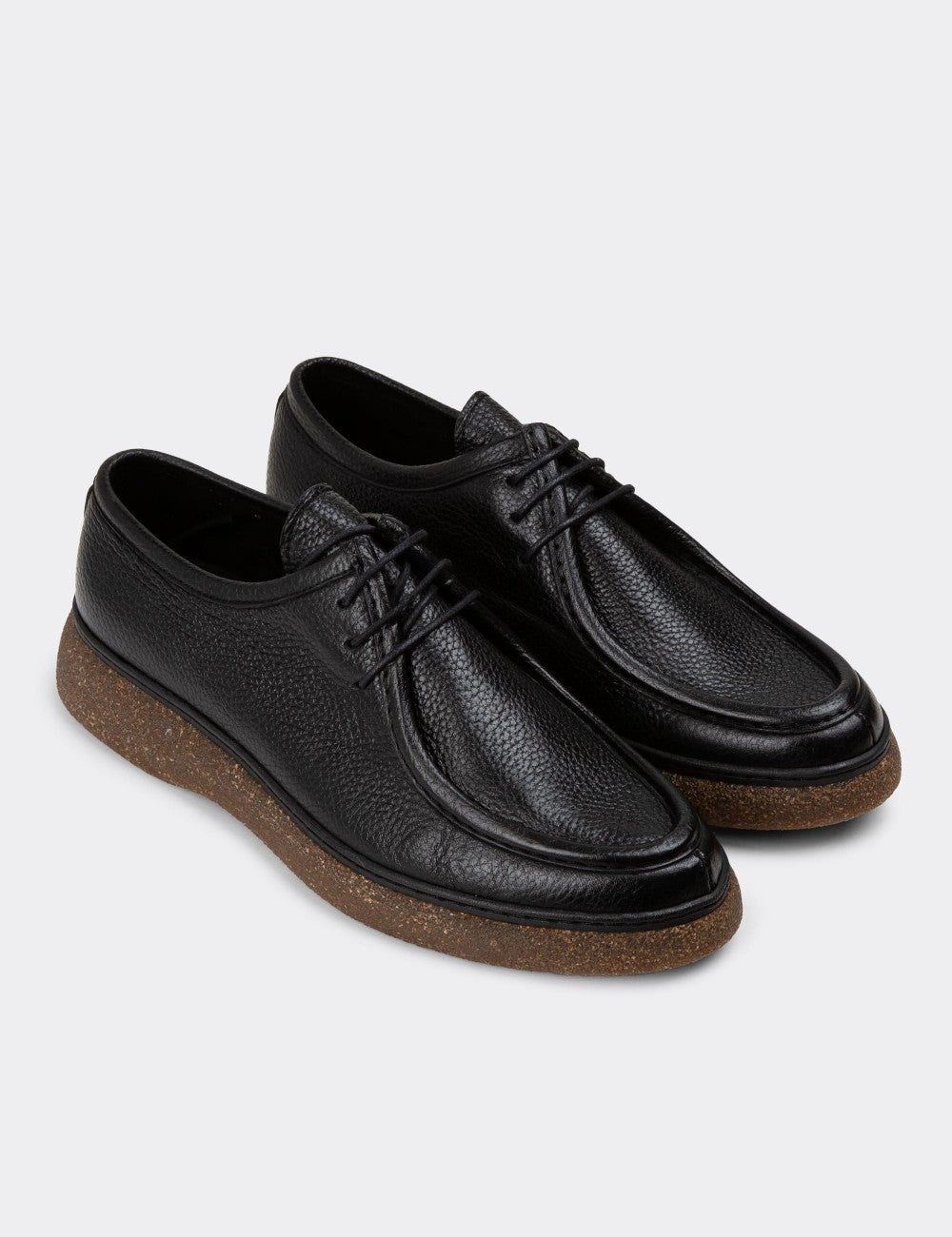 CASA SHOE – Mocassin Moderne en Cuir ou Daim  –  Noir ou Marron