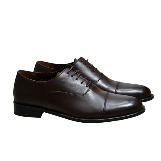 Galvare Classico – Chaussure classic Oxfords en Cuir (Noir & Marron)
