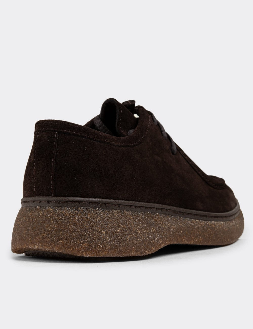 CASA SHOE – Mocassin Moderne en Daim –  Marron