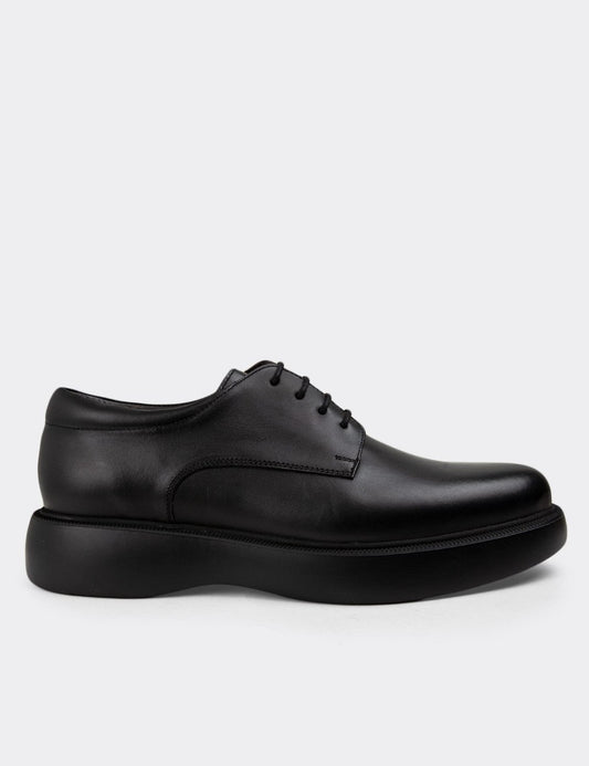 Galvare Urban – Chaussures Casual en Cuir Véritable (Noir et marron)