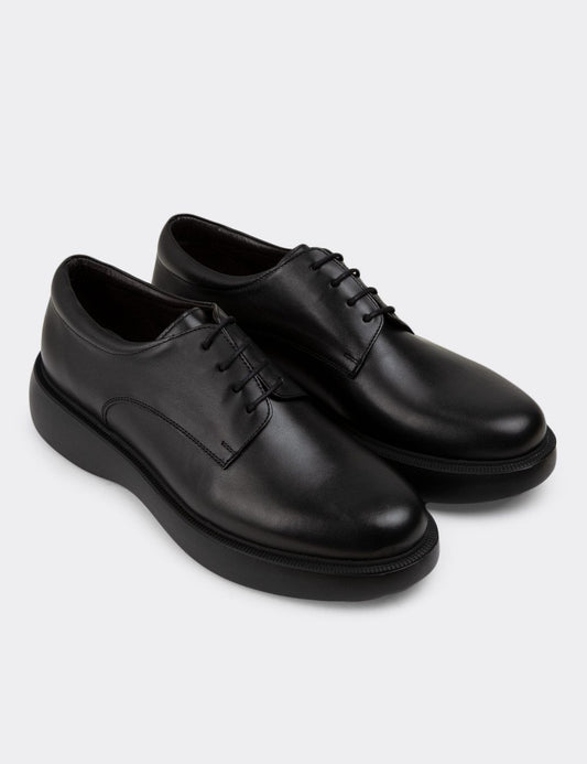 Galvare Urban – Chaussures Casual en Cuir Véritable (Noir et marron)