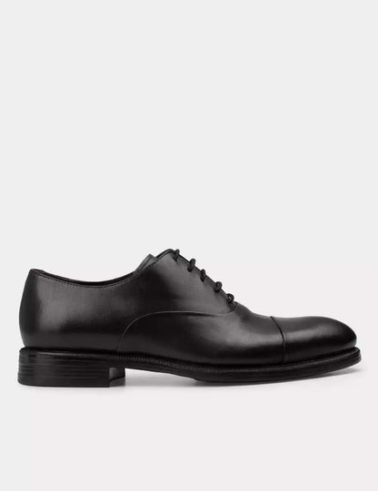 Galvare Oxford Classique – Chaussures en Cuir Véritable (Noir, Marron, Bleu Marine, Camel)