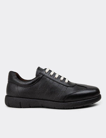 Galvare Floater – Chaussures Casual en Cuir Véritable (Noir, Gris, Rouge, Marron)