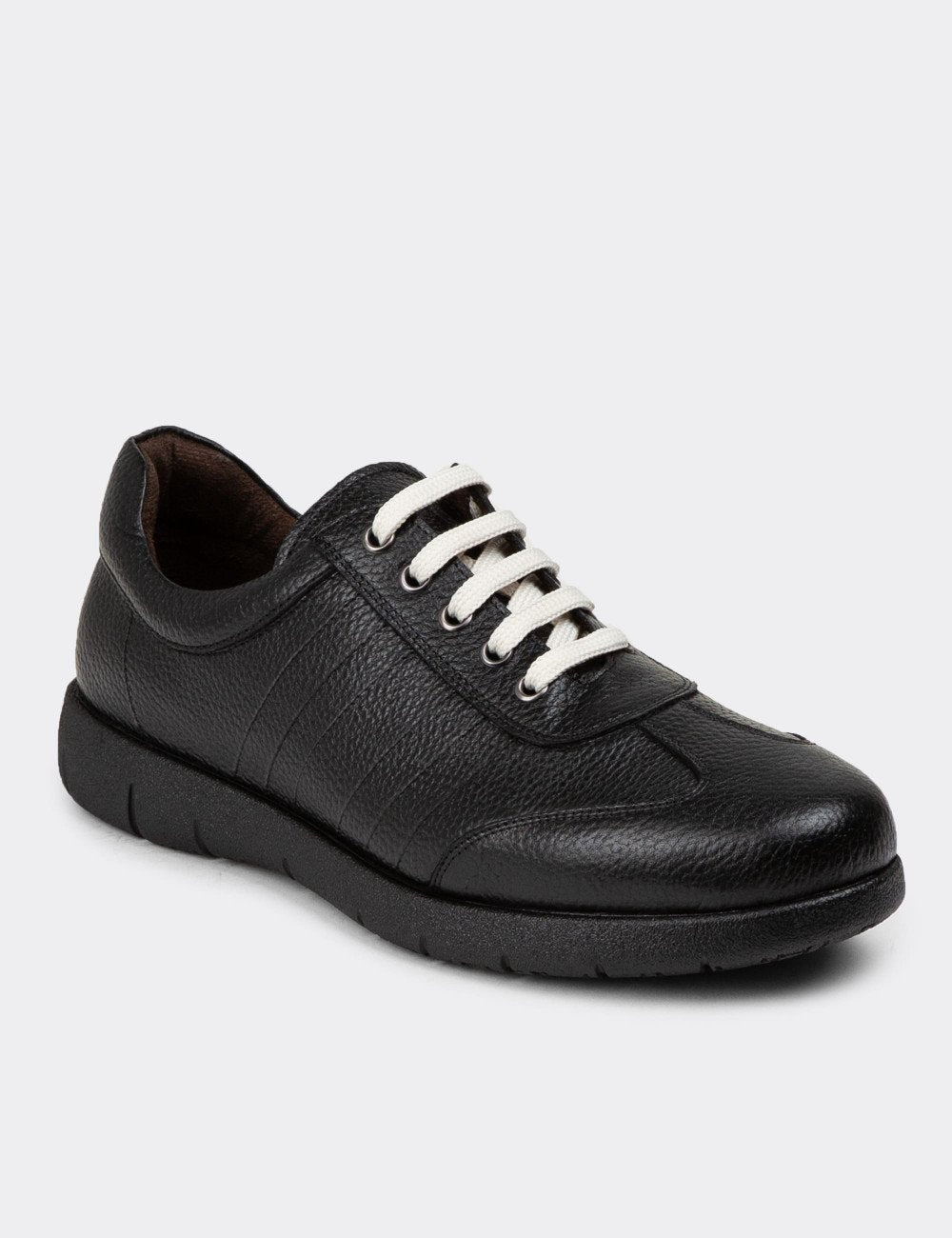 Galvare Floater – Chaussures Casual en Cuir Véritable (Noir, Gris, Rouge, Marron)