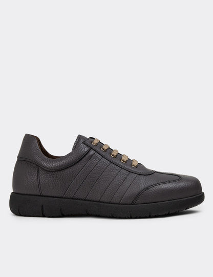 Galvare Floater – Chaussures Casual en Cuir Véritable (Noir, Gris, Rouge, Marron)
