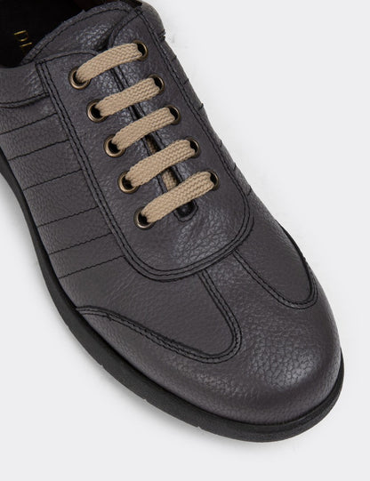 Galvare Floater – Chaussures Casual en Cuir Véritable (Noir, Gris, Rouge, Marron)