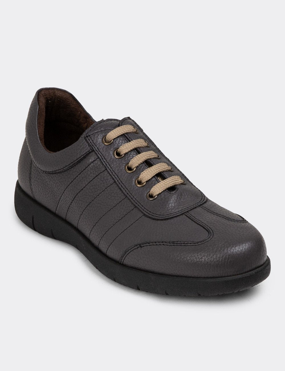 Galvare Floater – Chaussures Casual en Cuir Véritable (Noir, Gris, Rouge, Marron)