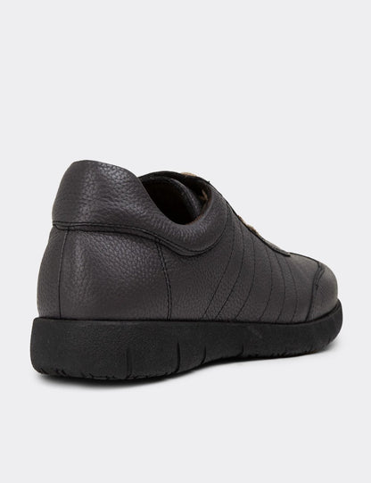 Galvare Floater – Chaussures Casual en Cuir Véritable (Noir, Gris, Rouge, Marron)