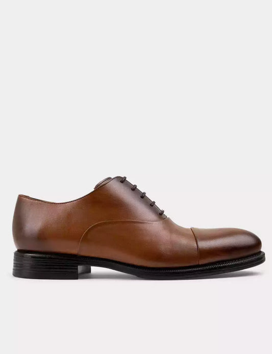 Galvare Oxford Classique – Chaussures en Cuir Véritable (Noir, Marron, Bleu Marine, Camel)
