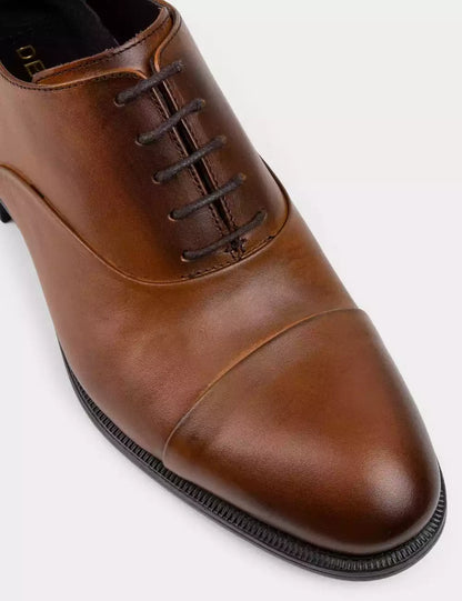 Galvare Oxford Classique – Chaussures en Cuir Véritable (Noir, Marron, Bleu Marine, Camel)