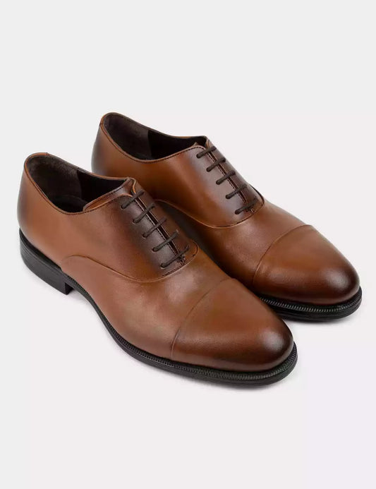 Galvare Oxford Classique – Chaussures en Cuir Véritable (Noir, Marron, Bleu Marine, Camel)