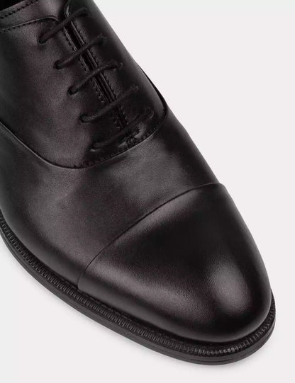 Galvare Oxford Classique – Chaussures en Cuir Véritable (Noir, Marron, Bleu Marine, Camel)
