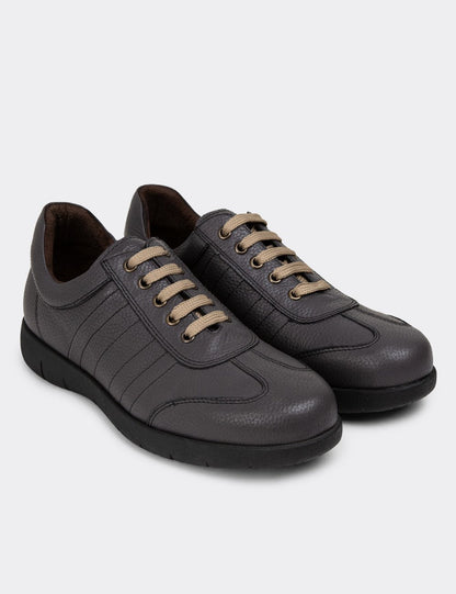 Galvare Floater – Chaussures Casual en Cuir Véritable (Noir, Gris, Rouge, Marron)