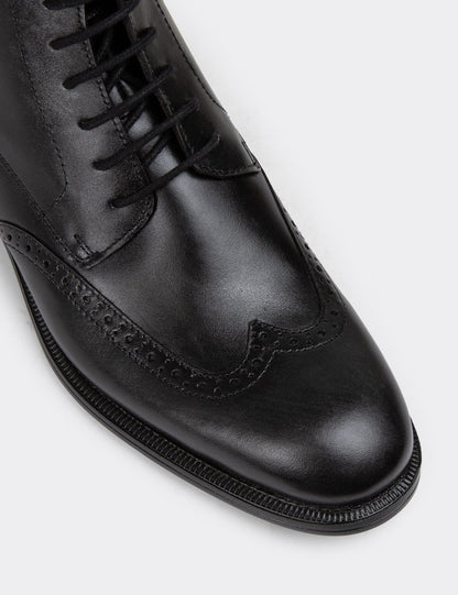 Bottes Galvare en Cuir Naturel avec Fermeture Éclair – Hiver Élégant