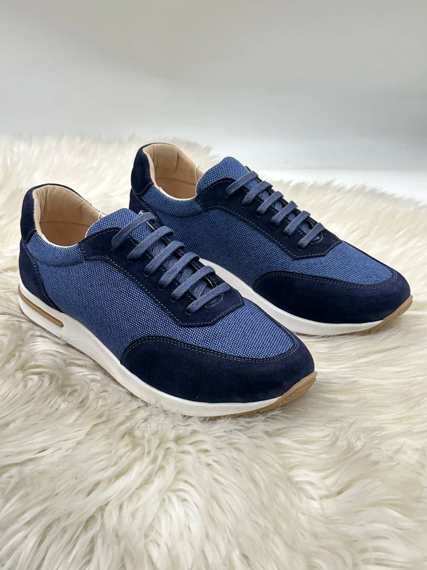 Galvare Weekend – Chaussures Casual en Cuir Véritable (Noir, Gris, blue marine, Marron,camel)