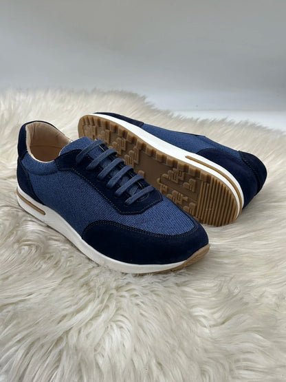 Galvare Weekend – Chaussures Casual en Cuir Véritable (Noir, Gris, blue marine, Marron,camel)