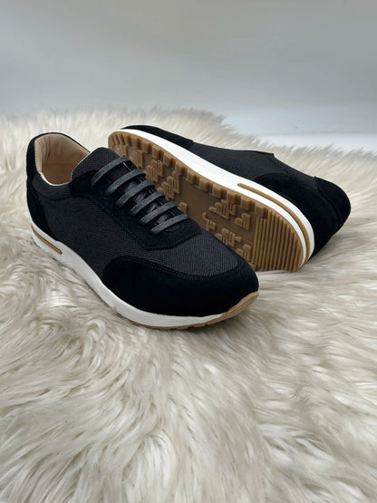 Galvare Weekend – Chaussures Casual en Cuir Véritable (Noir, Gris, blue marine, Marron,camel)