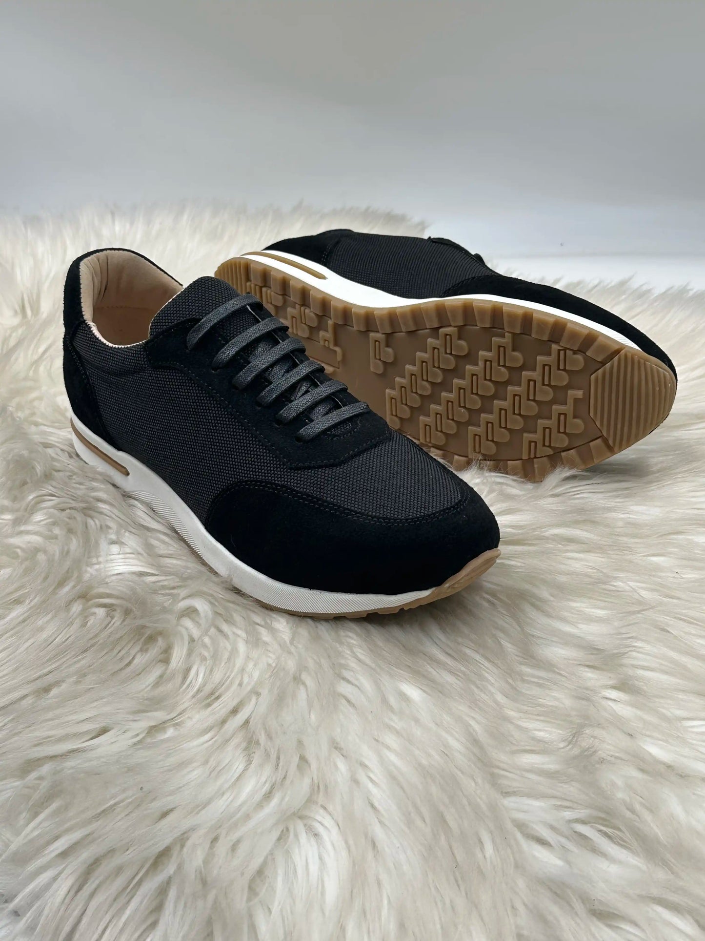 Galvare Weekend – Chaussures Casual en Cuir Véritable (Noir, Gris, blue marine, Marron,camel)
