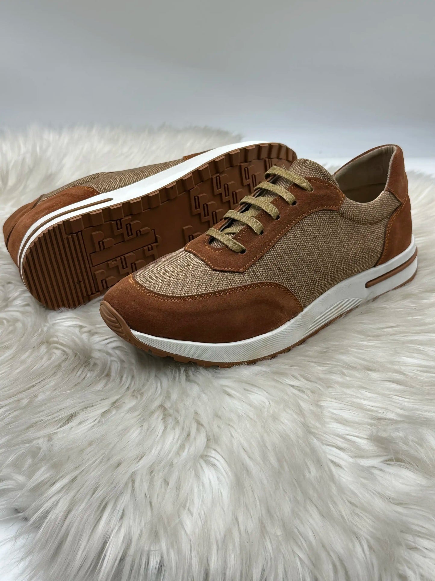 Galvare Weekend – Chaussures Casual en Cuir Véritable (Noir, Gris, blue marine, Marron,camel)
