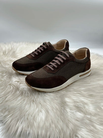 Galvare Weekend – Chaussures Casual en Cuir Véritable (Noir, Gris, blue marine, Marron,camel)