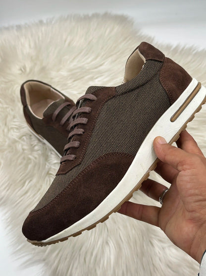 Galvare Weekend – Chaussures Casual en Cuir Véritable (Noir, Gris, blue marine, Marron,camel)