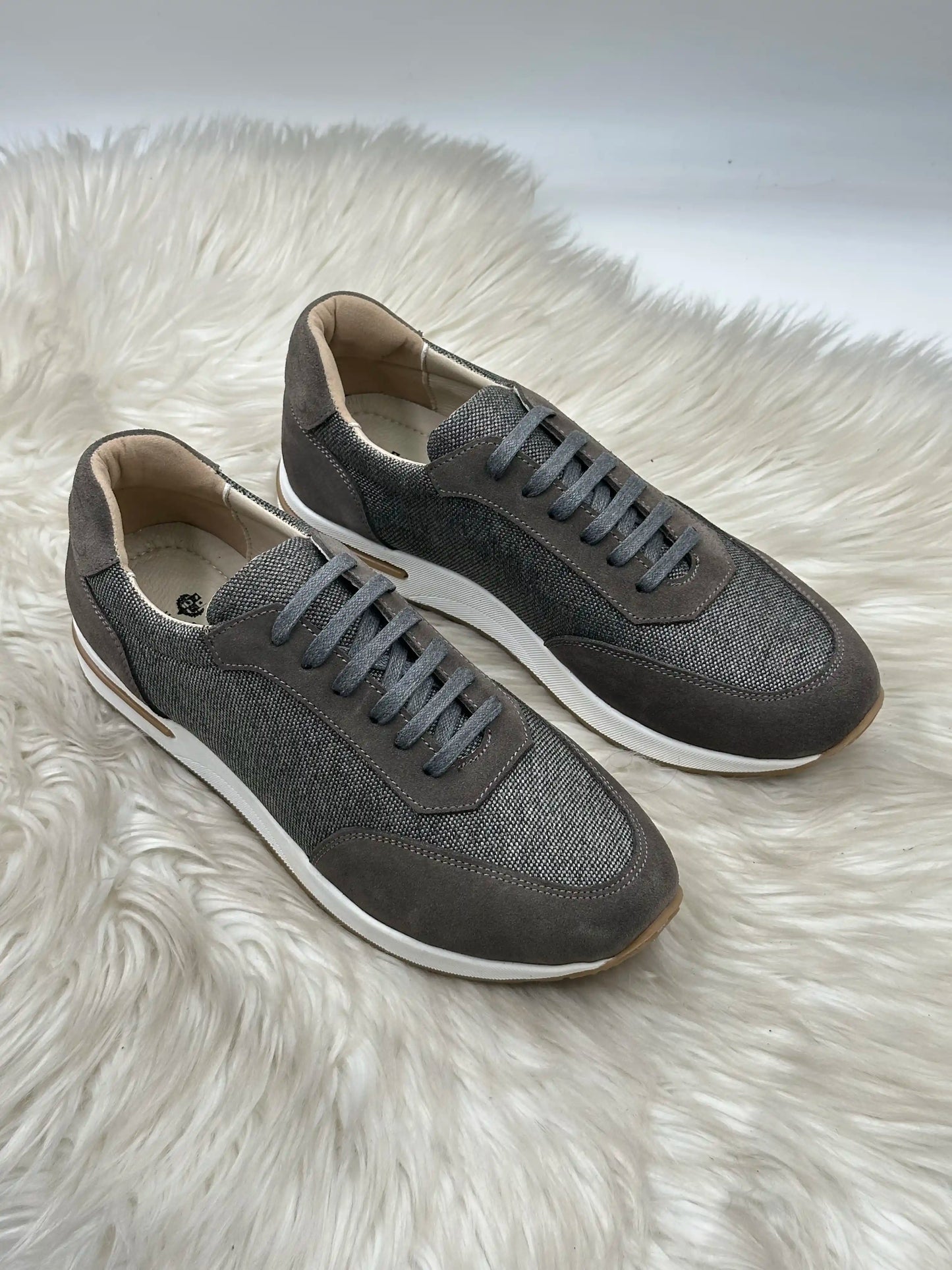 Galvare Weekend – Chaussures Casual en Cuir Véritable (Noir, Gris, blue marine, Marron,camel)