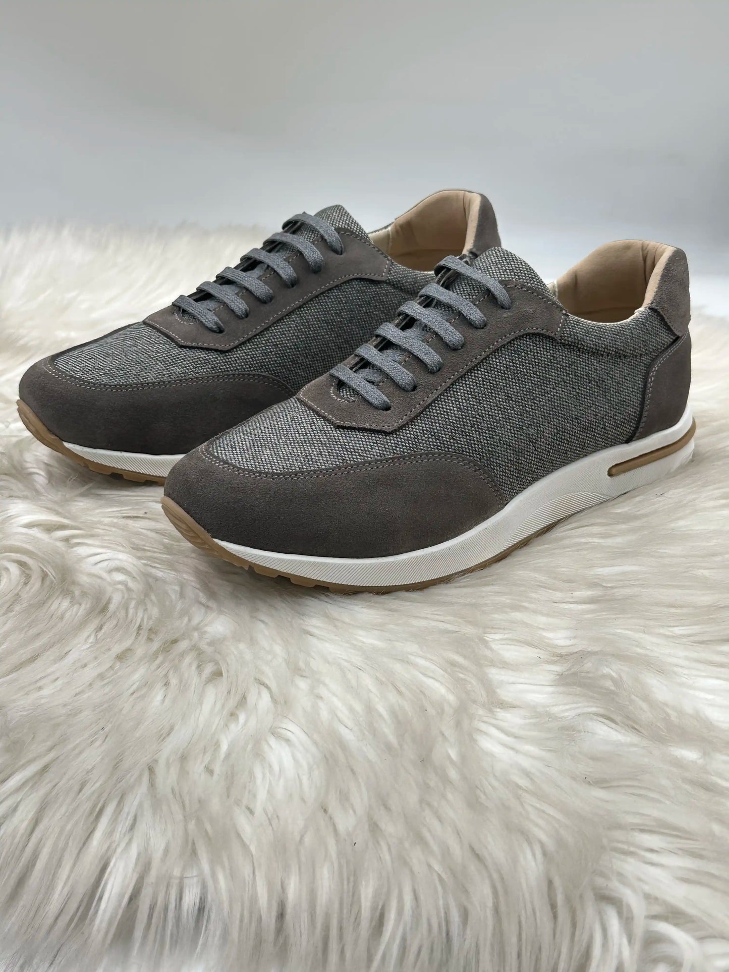 Galvare Weekend – Chaussures Casual en Cuir Véritable (Noir, Gris, blue marine, Marron,camel)