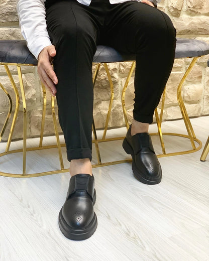 Galvare Masca – Chaussures Classiques en Cuir Véritable (Semelle EVA)