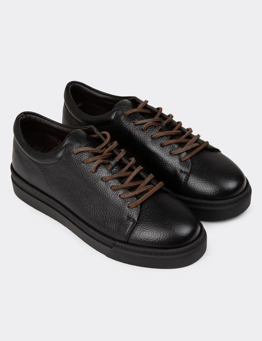 Galvare – Baskets Homme en Cuir Véritable (Noir ou Blanc)