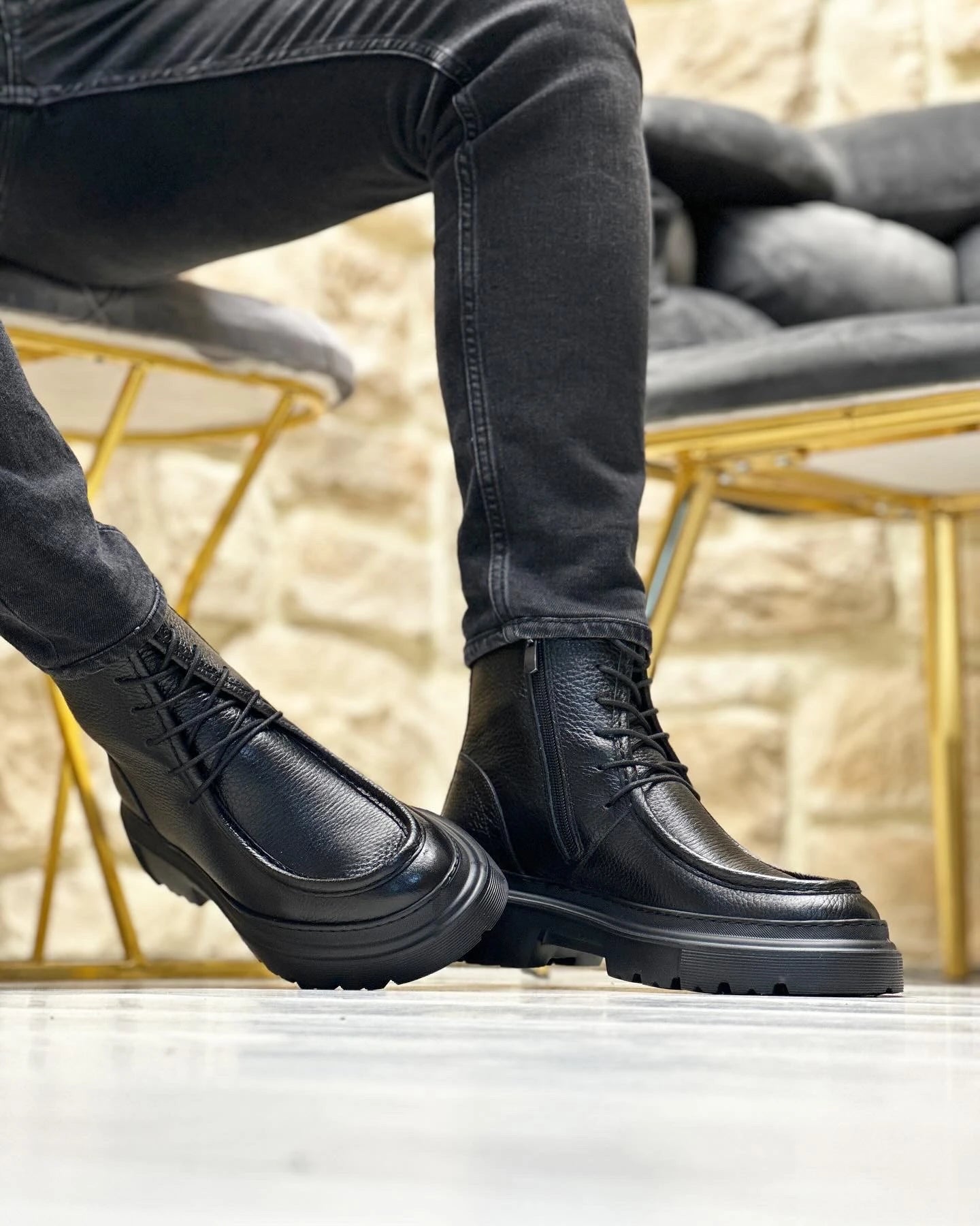 Galvare Atlas Bottes en Cuir   – Élégance & Robustesse