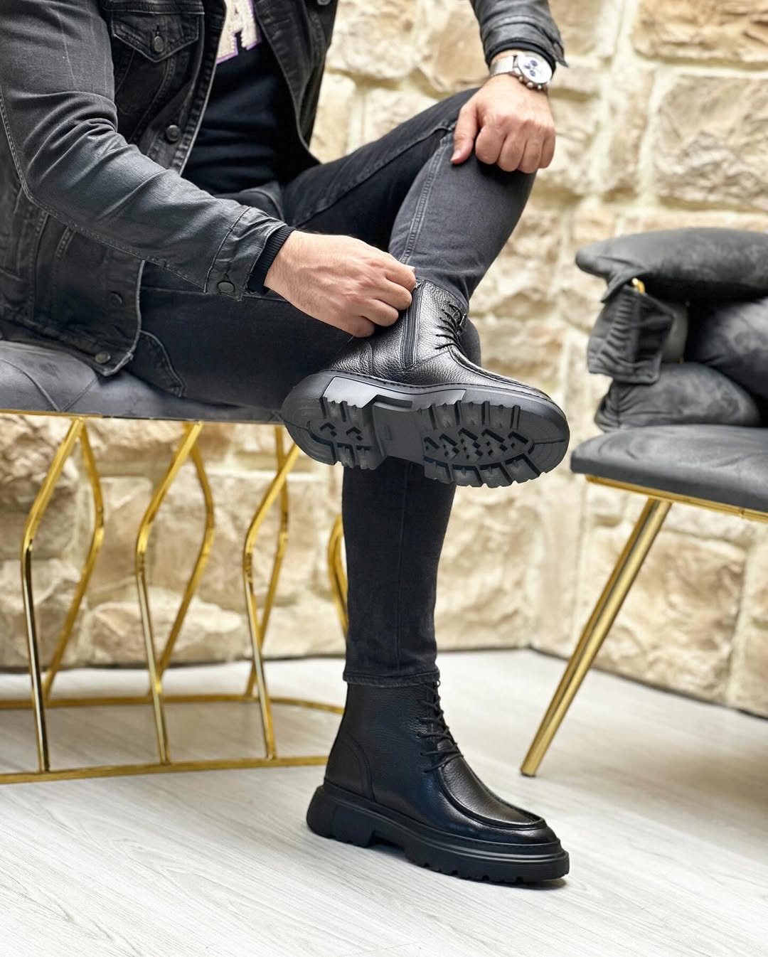 Galvare Atlas Bottes en Cuir   – Élégance & Robustesse