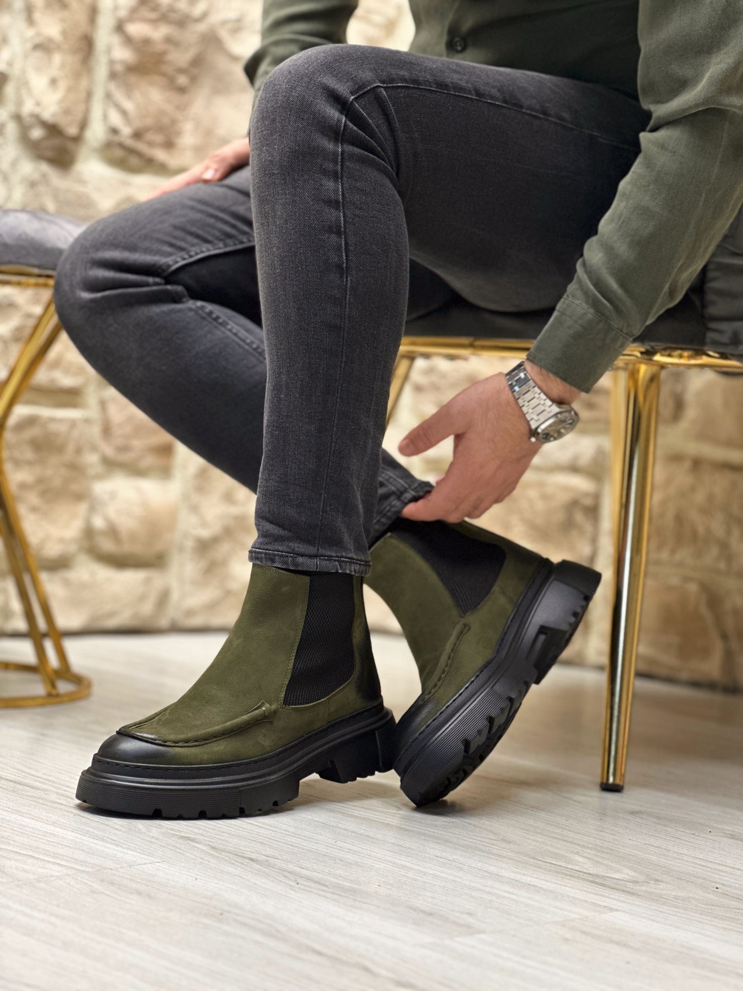 Galvare Atlas Bottes en Cuir   – Élégance & Robustesse