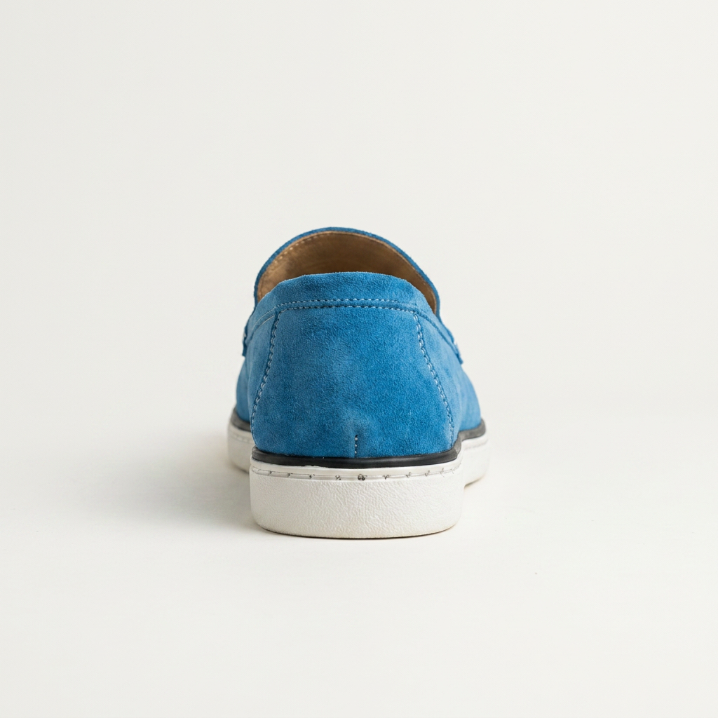 Loafer Riviera Bleu   – Fabriqué à la main au Maroc