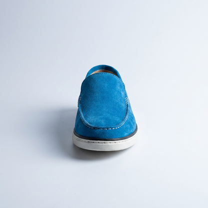 Loafer Riviera Bleu   – Fabriqué à la main au Maroc