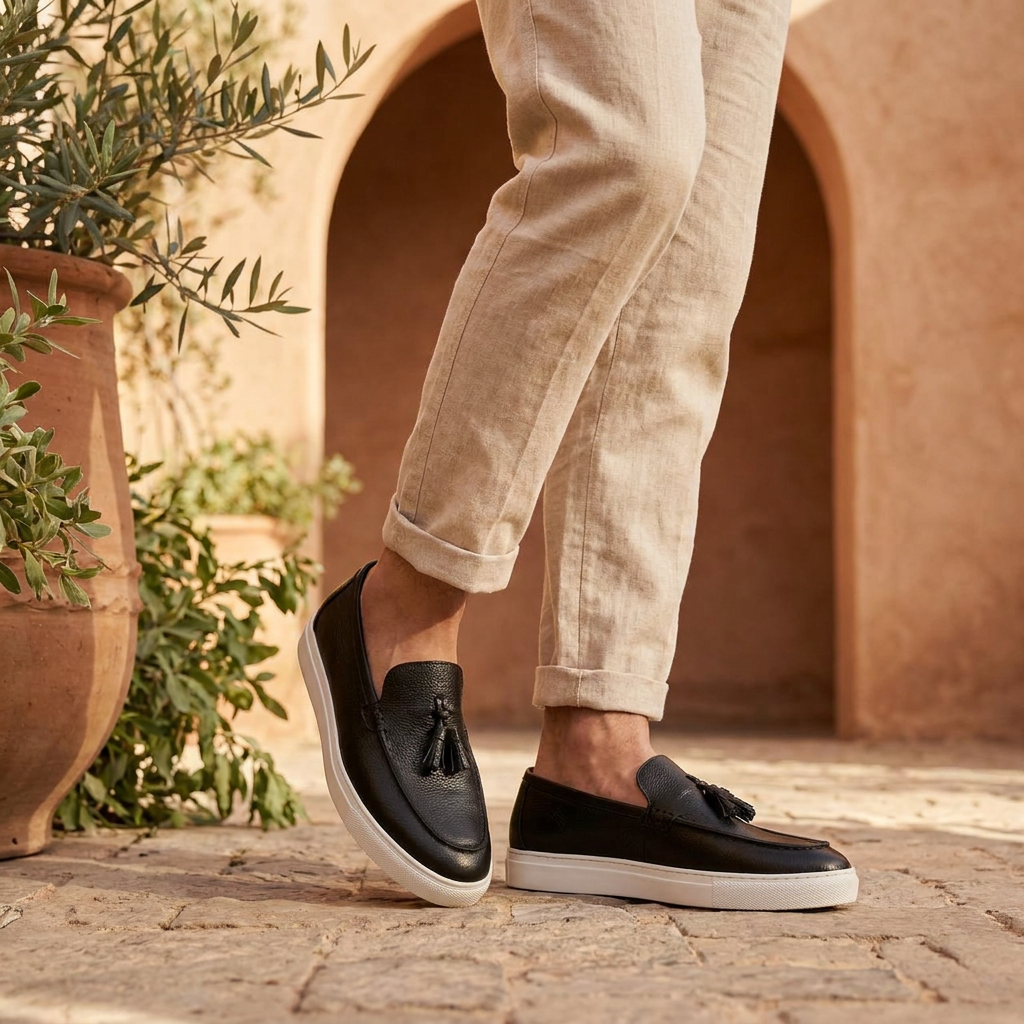 Galvare Ballerine– Chaussures en Cuir Véritable