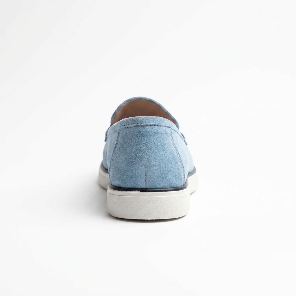 Loafer Riviera Bleu Ciel   – Fabriqué à la main au Maroc