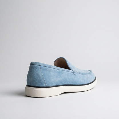 Loafer Riviera Bleu Ciel   – Fabriqué à la main au Maroc