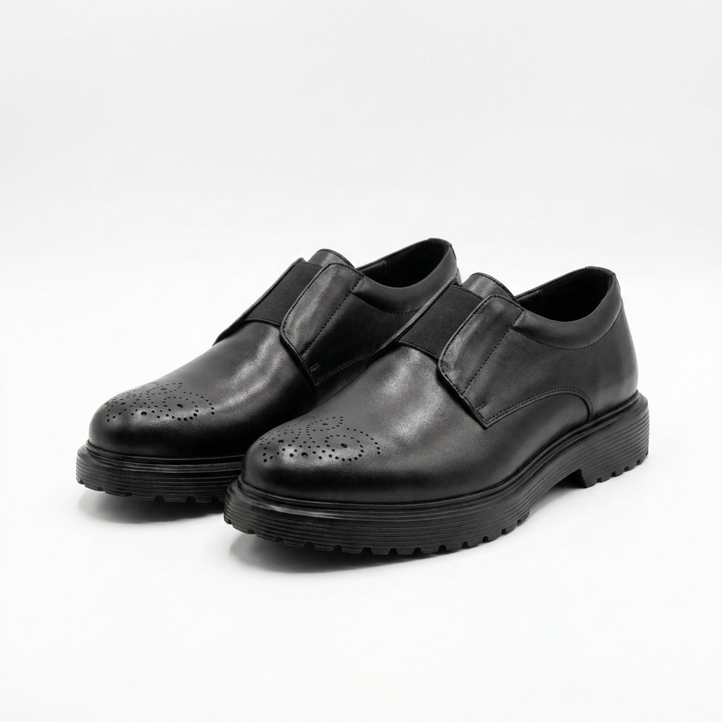 Galvare Masca – Chaussures Classiques en Cuir Véritable (Semelle EVA)